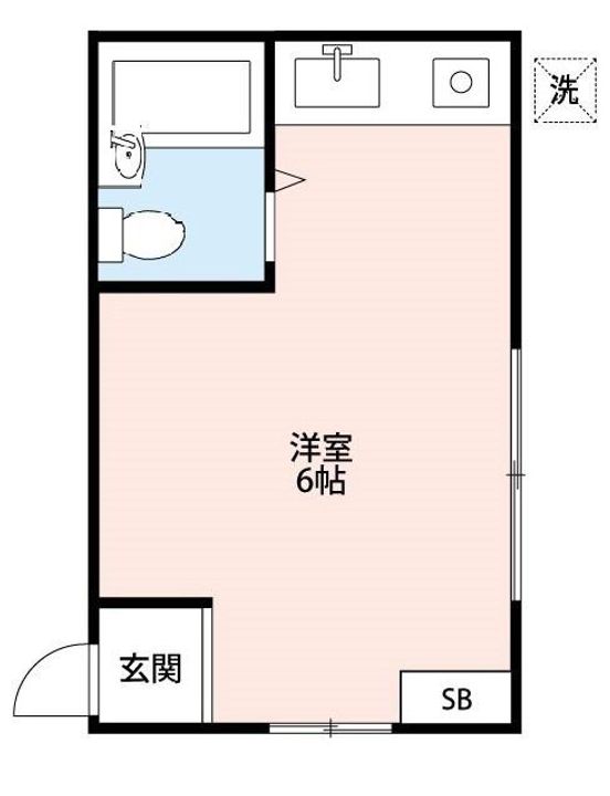 埼玉県富士見市鶴瀬東2(アパート)の賃貸物件の間取り