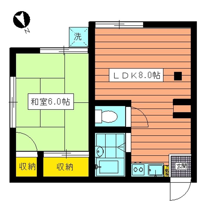 東京都品川区平塚2(アパート)の賃貸物件の間取り