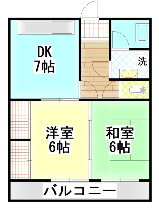 サンハイツ神原の間取り