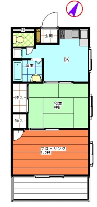 シャトーグロリアの間取り