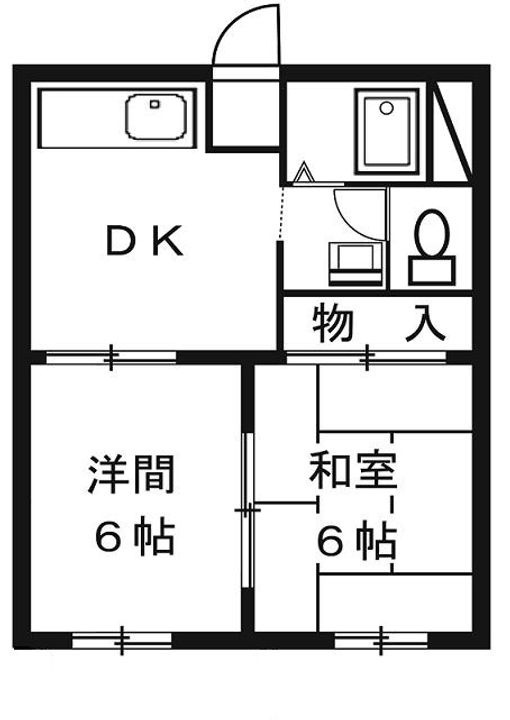 クレストフジの間取り