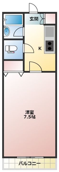 サクセスハイムの間取り