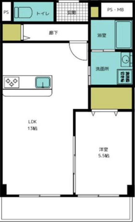 ゼック梅田ノースの間取り