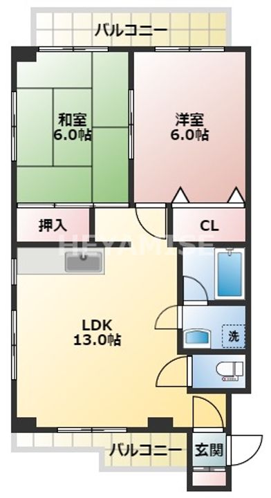 ソレイユ富士見の間取り