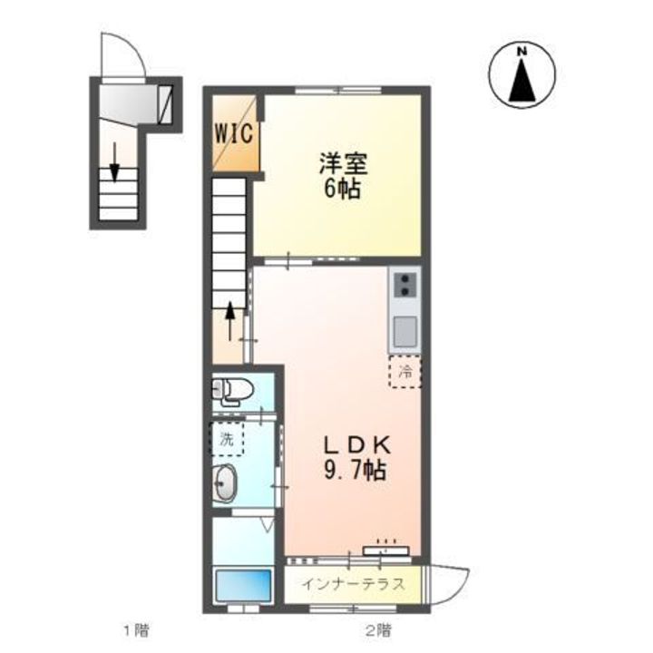 カルテット元今泉IIの間取り