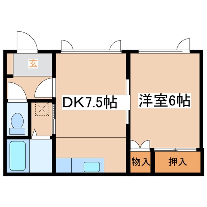 ハーバーシティ浦見 No.1の間取り