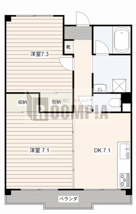 レジデンス・スギエの間取り