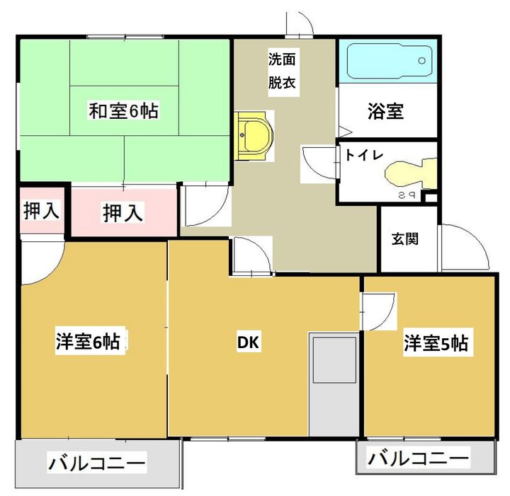 ベルピアIIIの間取り