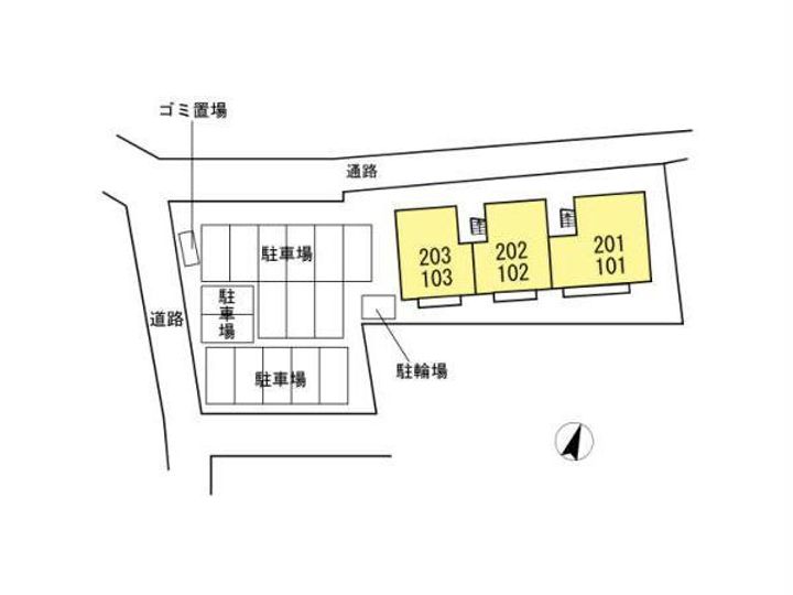 アルバート皆春の地図