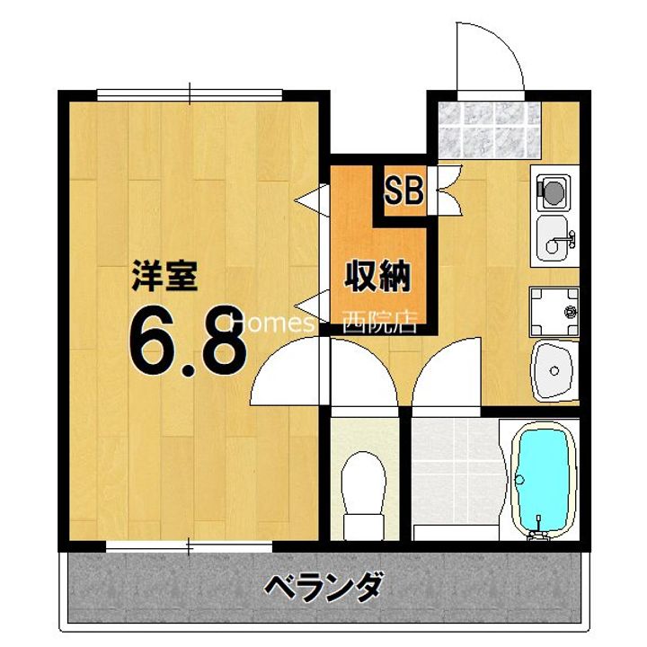 ヴィラ嵐山の間取り