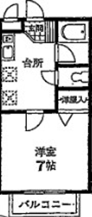 東京都武蔵野市御殿山2(アパート)の賃貸物件の間取り