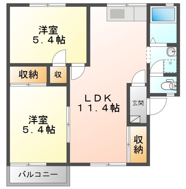 シティライフ原永の間取り
