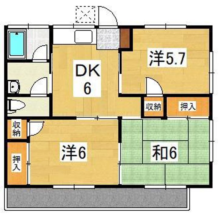コーポ古沢IIの間取り