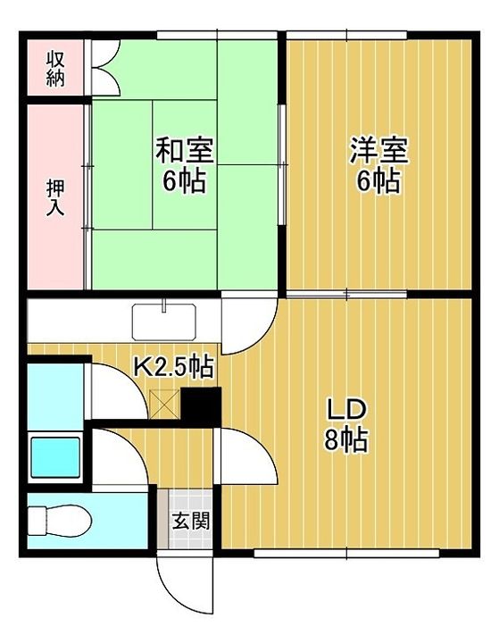 深沢マンションの間取り