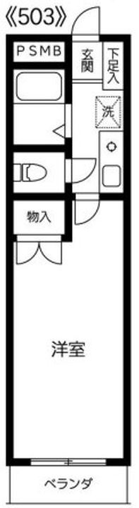お花茶屋ビルの間取り