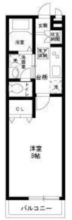 東京都新宿区北新宿3(アパート)の賃貸物件の間取り