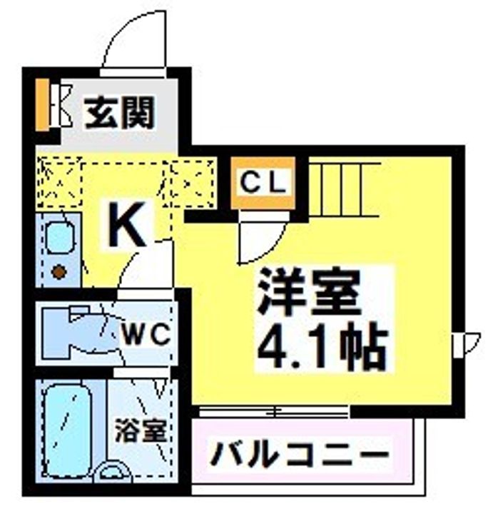 東京都世田谷区上祖師谷5(アパート)の賃貸物件の間取り