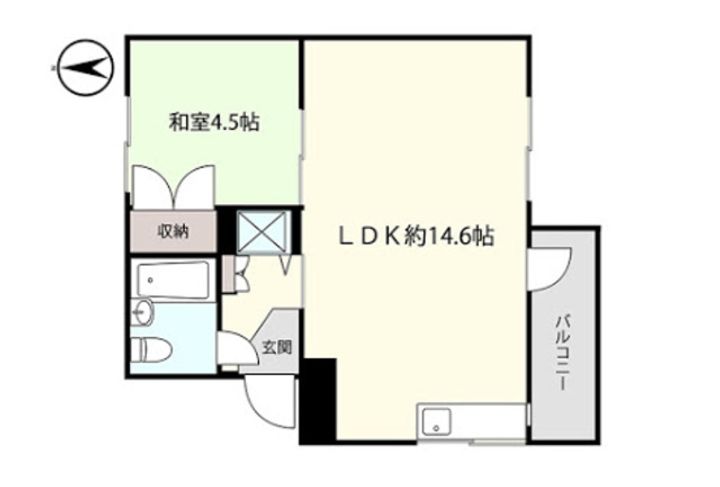 アシスト上越マンション3号棟の間取り