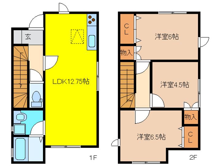愛知県丹羽郡大口町余野5(一戸建)の賃貸物件の間取り