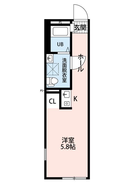 ルナソレイユ西谷の間取り