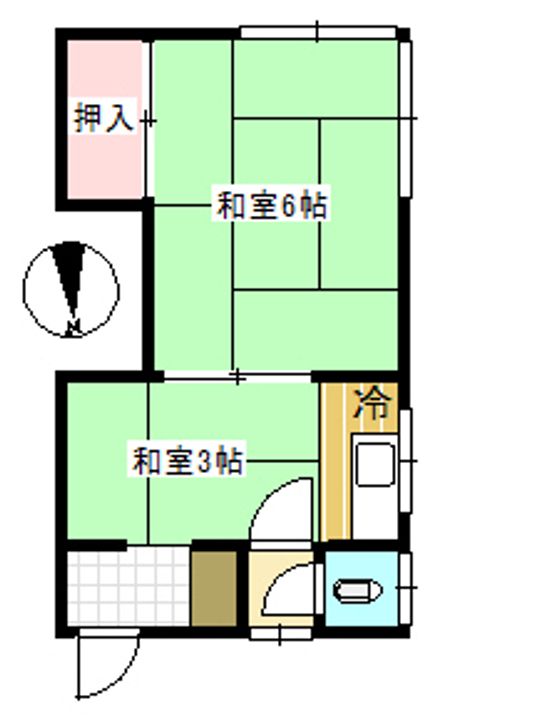 東京都大田区大森東4(アパート)の賃貸物件の間取り
