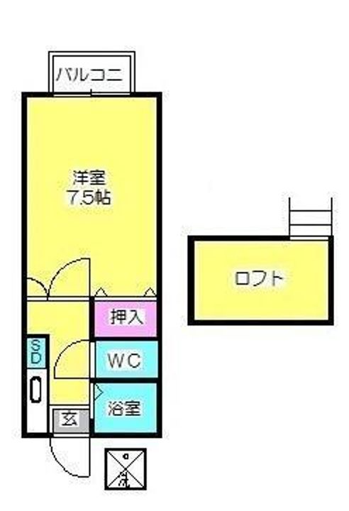アートイン  サンの間取り