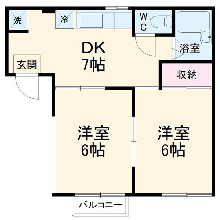 モンセジュールの間取り