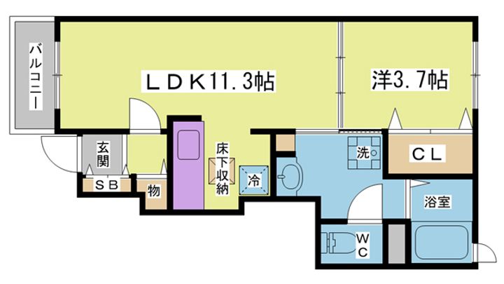 シーベル・5の間取り