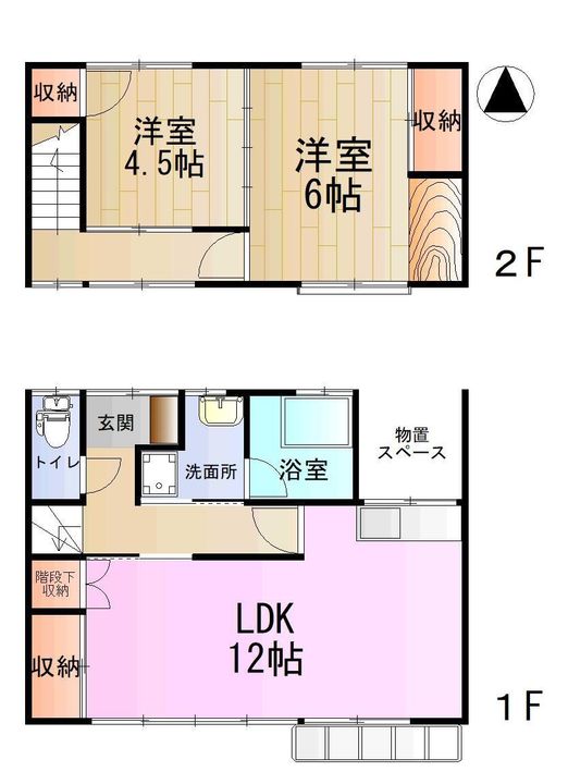 長野県長野市桐原2(一戸建)の賃貸物件の間取り