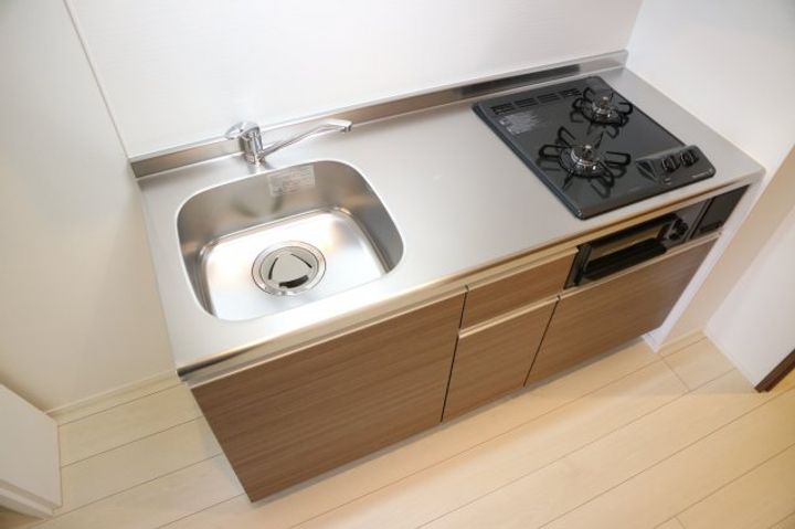 福岡県北九州市若松区ひびきの北(マンション)の賃貸物件のキッチン