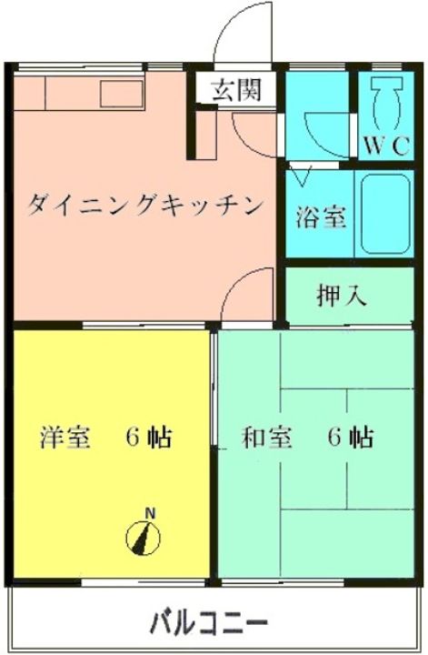 メゾンフォーレの間取り