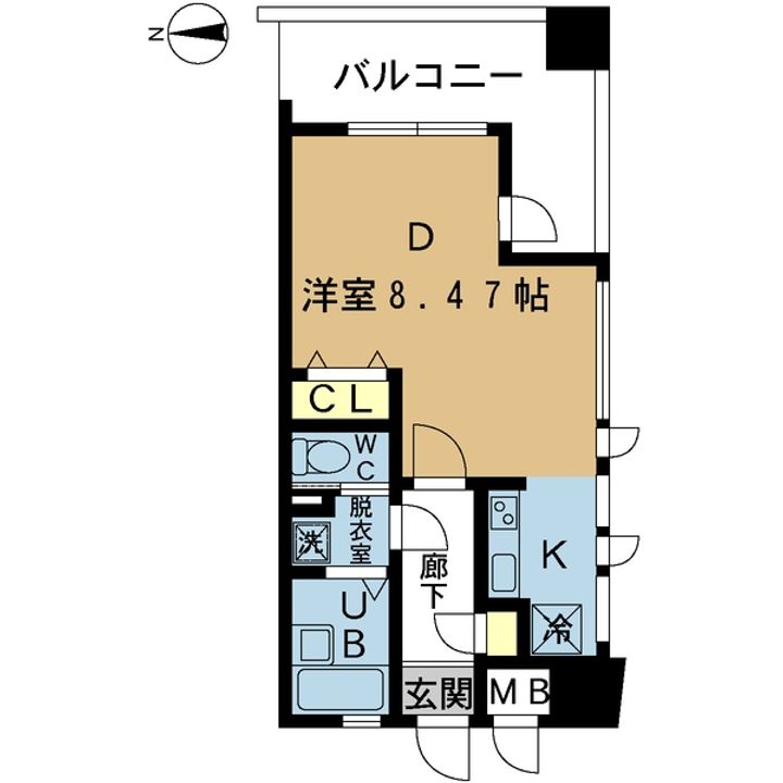 リバティ竹の塚の間取り