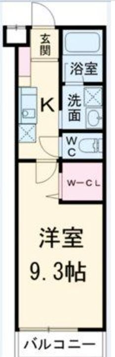 レオ四拾八番館(レオヨンジュウハチバンカン)の間取り