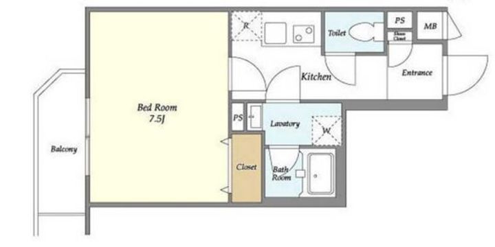 東京都墨田区押上1(マンション)の賃貸物件の間取り