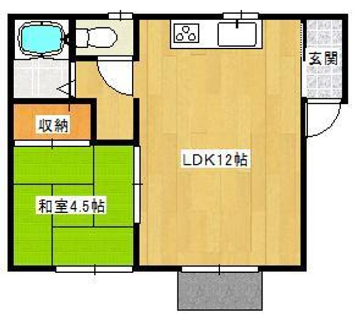 メゾン花水木の間取り