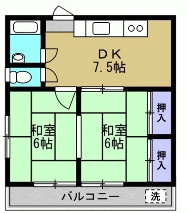 ニュー雑色マンションの間取り