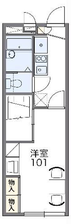 レオパレス伏見の間取り