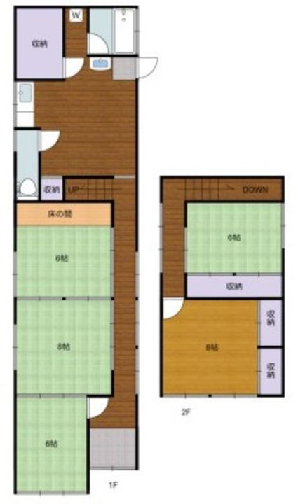 新潟県柏崎市西本町1(一戸建)の賃貸物件の間取り