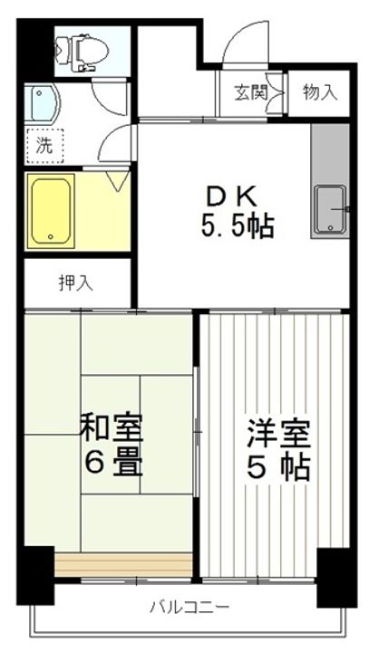 イーストヴィレッジマンションの間取り
