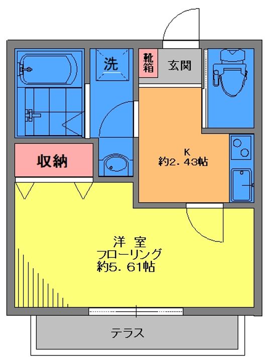 マピエス馬込の間取り