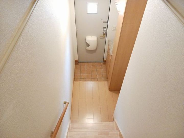 ウエストパーク Bの玄関