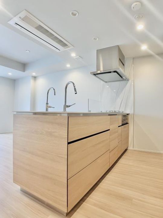 東京都港区三田1(マンション)の賃貸物件のキッチン
