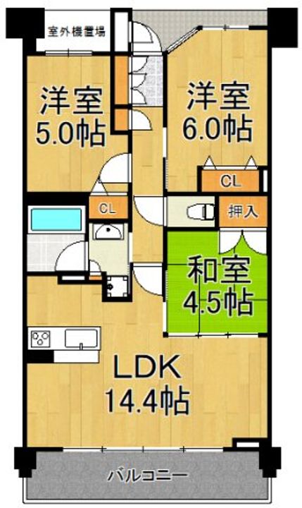 ワコーレ武庫之荘本町の間取り