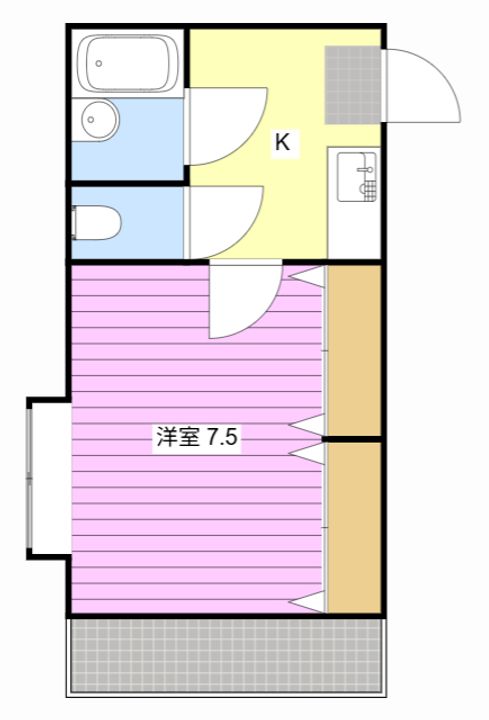ネクシア桜木の間取り