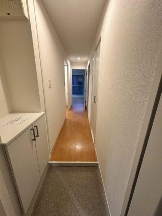 西青山ハイツの玄関