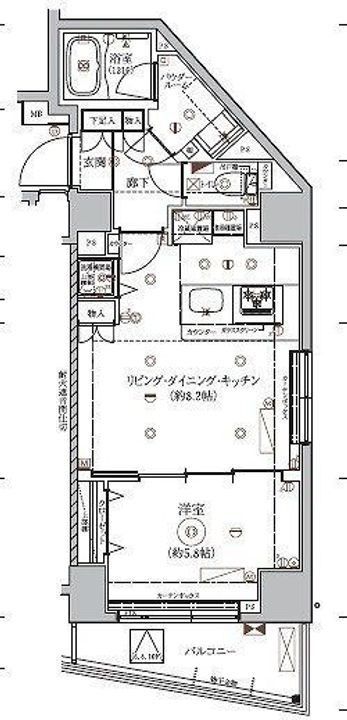 RELUXIA東向島IIの間取り
