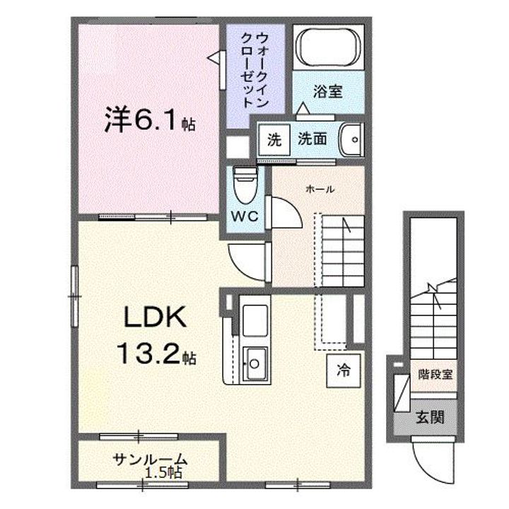 ヴィルコメンの間取り