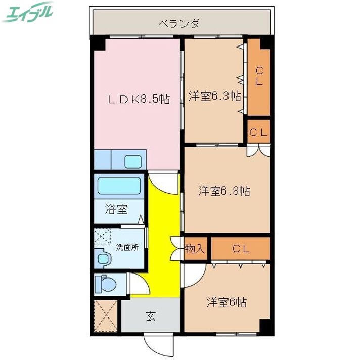 フレアグレイスの間取り