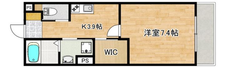 アレフガルド楽々園の間取り