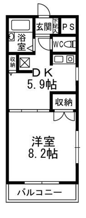 プレジデントヴィラBの間取り